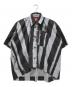 Vivienne Westwood RED LABEL（ヴィヴィアンウエストウッドレッドレーベル）の古着「ストライプオーバーサイズシャツ」｜グレー