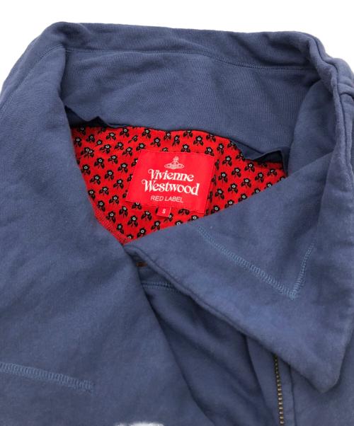 Vivienne Westwood RED LABEL（ヴィヴィアンウエストウッドレッドレーベル）Vivienne Westwood RED LABEL (ヴィヴィアンウエストウッドレッドレーベル) 変形スウェットジャケット ネイビー サイズ:Sの古着・服飾アイテム
