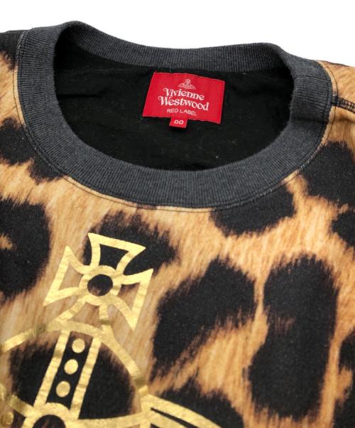 Vivienne Westwood RED LABEL（ヴィヴィアンウエストウッドレッドレーベル）Vivienne Westwood RED LABEL (ヴィヴィアンウエストウッドレッドレーベル) オーブプリントジャガースウェット ベージュ サイズ:00の古着・服飾アイテム