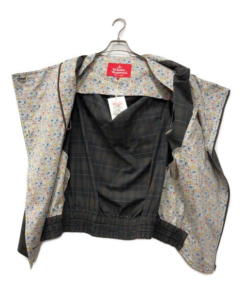 Vivienne Westwood RED LABEL（ヴィヴィアンウエストウッドレッドレーベル）Vivienne Westwood RED LABEL (ヴィヴィアンウエストウッドレッドレーベル) チェックフーデットジャケット グリーン サイズ:00の古着・服飾アイテム