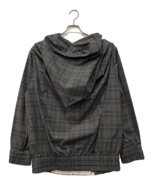 Vivienne Westwood RED LABEL（ヴィヴィアンウエストウッドレッドレーベル）Vivienne Westwood RED LABEL (ヴィヴィアンウエストウッドレッドレーベル) チェックフーデットジャケット グリーン サイズ:00の古着・服飾アイテム