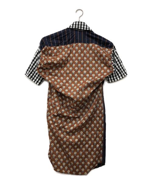 Vivienne Westwood RED LABEL（ヴィヴィアンウエストウッドレッドレーベル）Vivienne Westwood RED LABEL (ヴィヴィアンウエストウッドレッドレーベル) クレイジーパターンシャツワンピース ブラウン サイズ:00の古着・服飾アイテム