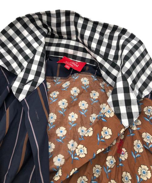 Vivienne Westwood RED LABEL（ヴィヴィアンウエストウッドレッドレーベル）Vivienne Westwood RED LABEL (ヴィヴィアンウエストウッドレッドレーベル) クレイジーパターンシャツワンピース ブラウン サイズ:00の古着・服飾アイテム