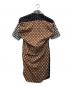 Vivienne Westwood RED LABEL (ヴィヴィアンウエストウッドレッドレーベル) クレイジーパターンシャツワンピース ブラウン サイズ:00：14000円
