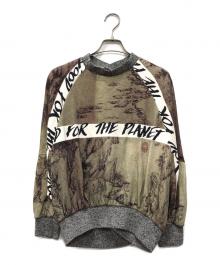 Vivienne Westwood（ヴィヴィアンウエストウッド）の古着「水墨画プリント スウェット」｜ベージュ