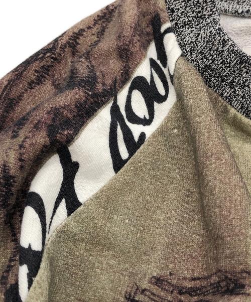 Vivienne Westwood（ヴィヴィアンウエストウッド）Vivienne Westwood (ヴィヴィアンウエストウッド) 水墨画プリント スウェット ベージュ サイズ:XSの古着・服飾アイテム