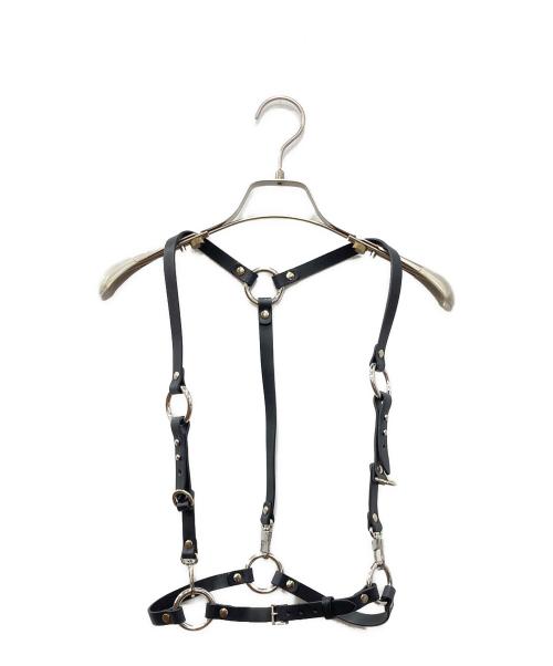 Vivienne Westwood（ヴィヴィアンウエストウッド）Vivienne Westwood (ヴィヴィアンウエストウッド) レザーベルトハーネス ブラック サイズ:下記参照の古着・服飾アイテム