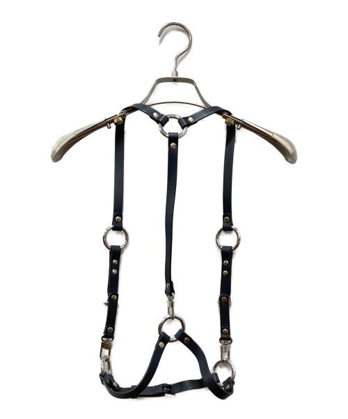 Vivienne Westwood（ヴィヴィアンウエストウッド）Vivienne Westwood (ヴィヴィアンウエストウッド) レザーベルトハーネス ブラック サイズ:下記参照の古着・服飾アイテム