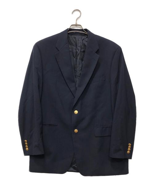 POLO UNIVERSITY CLUB BY RALPH LAUREN（ポロユニバーシティクラブバイラルフローレン）Polo University Club by RALPH LAUREN (ポロユニバーシティクラブバイラルフローレン) 金釦2Bブレザー ネイビー サイズ:43の古着・服飾アイテム