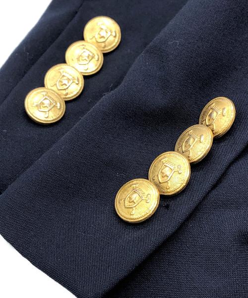 POLO UNIVERSITY CLUB BY RALPH LAUREN（ポロユニバーシティクラブバイラルフローレン）Polo University Club by RALPH LAUREN (ポロユニバーシティクラブバイラルフローレン) 金釦2Bブレザー ネイビー サイズ:43の古着・服飾アイテム