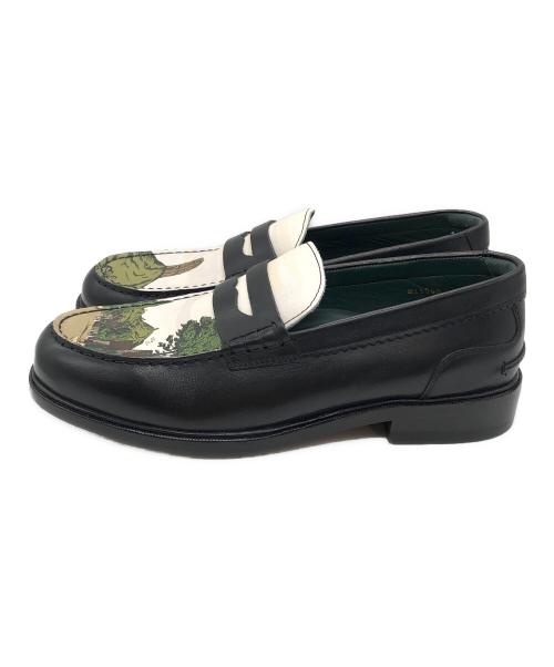 CLARKS（クラークス）CLARKS (クラークス) CraftJames Lo ローファー ブラック×ホワイト サイズ:UK8の古着・服飾アイテム