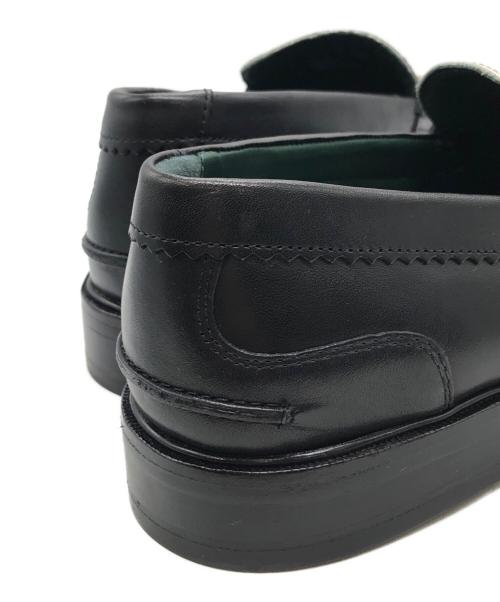 CLARKS（クラークス）CLARKS (クラークス) CraftJames Lo ローファー ブラック×ホワイト サイズ:UK8の古着・服飾アイテム