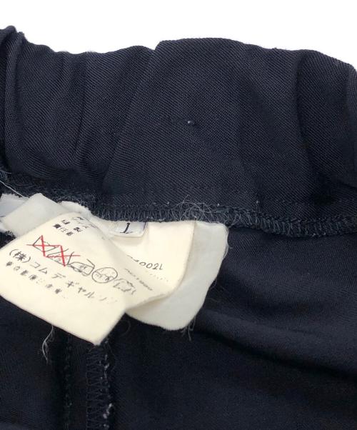 ROBE DE CHAMBRE COMME DES GARCONS（ローブドシャンブル コムデギャルソン）ROBE DE CHAMBRE COMME DES GARCONS (ローブドシャンブル コムデギャルソン) 90’S サイドラインイージーパンツ ネイビー サイズ:Lの古着・服飾アイテム