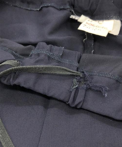 ROBE DE CHAMBRE COMME DES GARCONS（ローブドシャンブル コムデギャルソン）ROBE DE CHAMBRE COMME DES GARCONS (ローブドシャンブル コムデギャルソン) 90’S サイドラインイージーパンツ ネイビー サイズ:Lの古着・服飾アイテム
