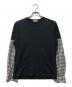 ISSEY MIYAKE MEN（イッセイミヤケメン）の古着「Docking L/S Tee」｜ブラック×ホワイト