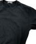 中古・古着 ISSEY MIYAKE MEN (イッセイミヤケメン) Docking L/S Tee ブラック×ホワイト サイズ:S：9000円