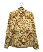 DRIES VAN NOTENドリスヴァンノッテン）の古着「バロックボタニカルシャツ」｜ベージュ