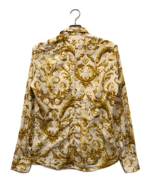 DRIES VAN NOTEN（ドリスヴァンノッテン）DRIES VAN NOTEN (ドリスヴァンノッテン) バロックボタニカルシャツ ベージュ サイズ:46の古着・服飾アイテム
