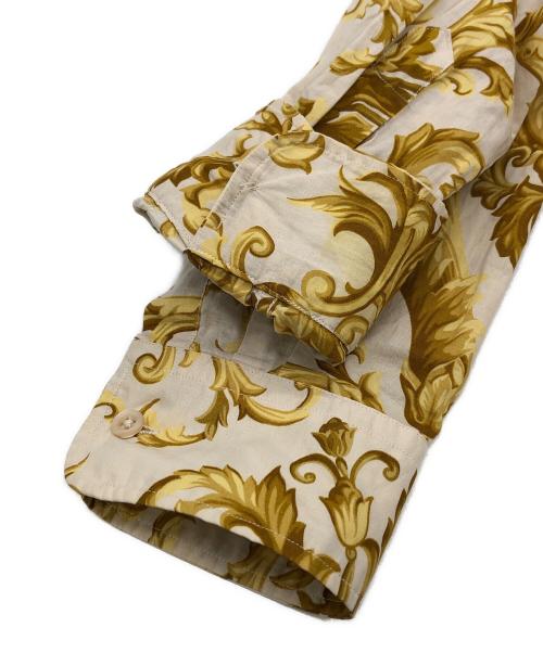 DRIES VAN NOTEN（ドリスヴァンノッテン）DRIES VAN NOTEN (ドリスヴァンノッテン) バロックボタニカルシャツ ベージュ サイズ:46の古着・服飾アイテム