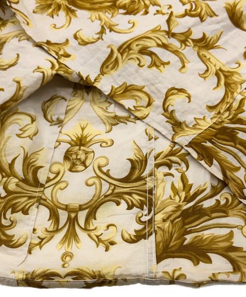 DRIES VAN NOTEN（ドリスヴァンノッテン）DRIES VAN NOTEN (ドリスヴァンノッテン) バロックボタニカルシャツ ベージュ サイズ:46の古着・服飾アイテム