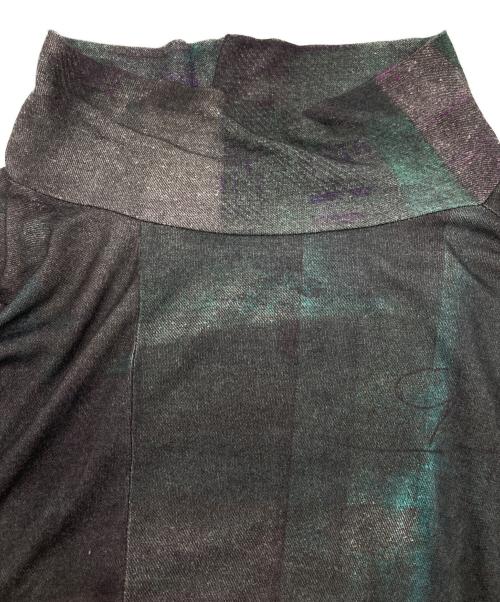 Y's（ワイズ）Y's (ワイズ) LYOCELL SMOOTH ASSYMETRIC HIGH NECK PULLOVER ブラック サイズ:2の古着・服飾アイテム