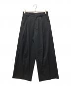 steinシュタイン）の古着「Extra Wide Trousers」｜ブラック
