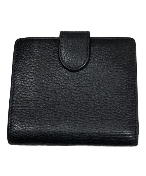 GUCCI（グッチ）GUCCI (グッチ) インターロッキングG 2つ折り財布 ブラック サイズ:下記参照の古着・服飾アイテム