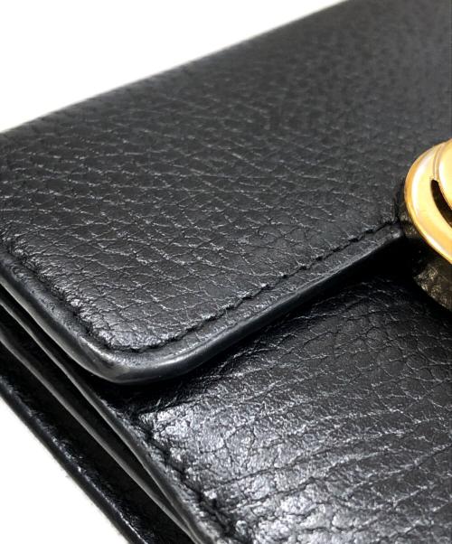 GUCCI（グッチ）GUCCI (グッチ) インターロッキングG 2つ折り財布 ブラック サイズ:下記参照の古着・服飾アイテム