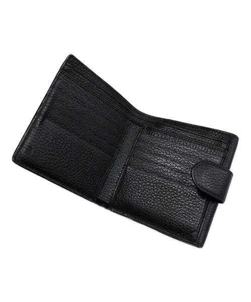 GUCCI（グッチ）GUCCI (グッチ) インターロッキングG 2つ折り財布 ブラック サイズ:下記参照の古着・服飾アイテム