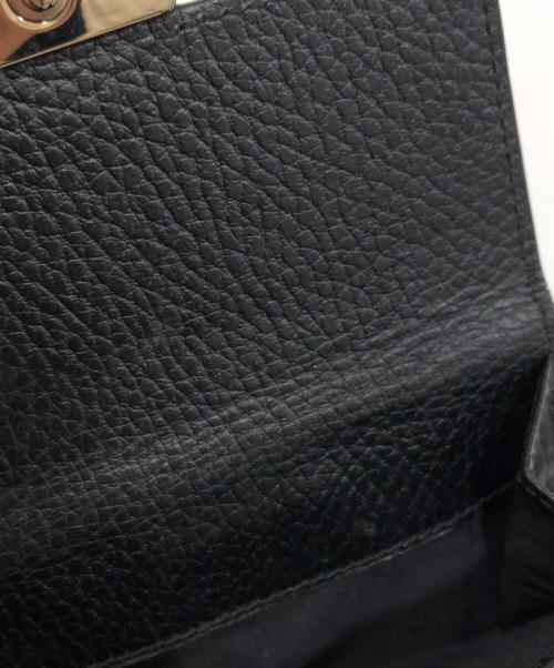 GUCCI（グッチ）GUCCI (グッチ) インターロッキングG 2つ折り財布 ブラック サイズ:下記参照の古着・服飾アイテム
