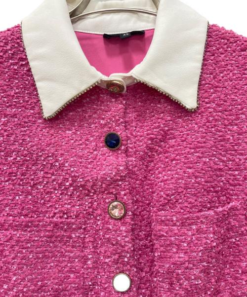 Sister Jane（シスタージェーン）Sister Jane (シスタージェーン) ツイードミニドレス ピンク サイズ:XSの古着・服飾アイテム
