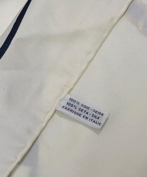 CHANEL（シャネル）CHANEL (シャネル) ジュエリープリントシルクスカーフ ホワイト サイズ:下記参照の古着・服飾アイテム