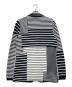 LARDINI (ラルディーニ) ニットジャケット ネイビー×ホワイト サイズ:M：16000円