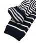 中古・古着 LARDINI (ラルディーニ) ニットジャケット ネイビー×ホワイト サイズ:M：16000円