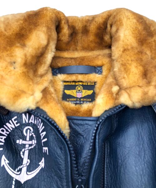 MORGAN MEMPHIS BELLE（モーガン メンフィス ベル）MORGAN MEMPHIS BELLE (モーガン メンフィス ベル) デッキパーカー ブルー サイズ:SIZE Mの古着・服飾アイテム