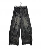 PERSONSOULパーソンソウル）の古着「Graffiti Jeans」｜ブラック
