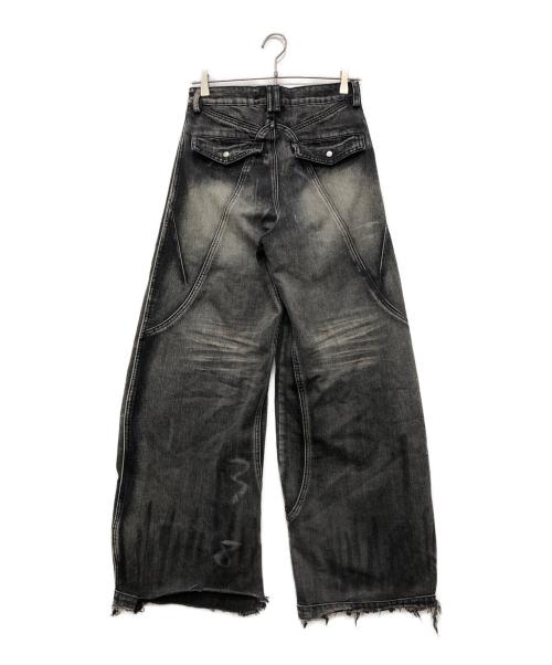 PERSONSOUL（パーソンソウル）PERSONSOUL (パーソンソウル) Graffiti Jeans ブラック サイズ:Mの古着・服飾アイテム