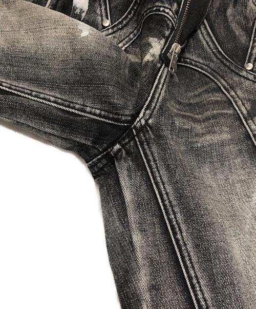 PERSONSOUL（パーソンソウル）PERSONSOUL (パーソンソウル) Graffiti Jeans ブラック サイズ:Mの古着・服飾アイテム