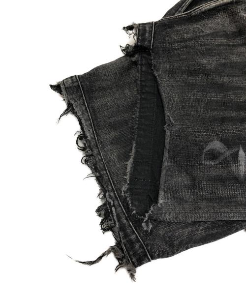 PERSONSOUL（パーソンソウル）PERSONSOUL (パーソンソウル) Graffiti Jeans ブラック サイズ:Mの古着・服飾アイテム