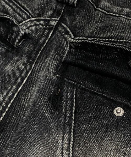 PERSONSOUL（パーソンソウル）PERSONSOUL (パーソンソウル) Graffiti Jeans ブラック サイズ:Mの古着・服飾アイテム