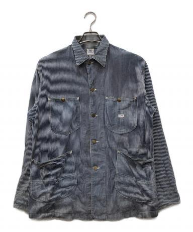 Lee リー復刻　91-J ヒッコリーデニムカバーオール 中古・古着通販】LEE (リー) 復刻91-J ヒッコリーカバーオール