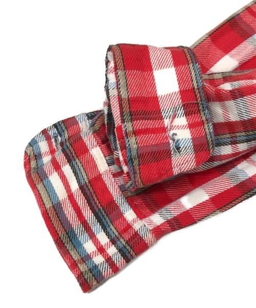big mac（ビッグマック）big mac (ビッグマック) チェックネルシャツ レッド サイズ:Mの古着・服飾アイテム