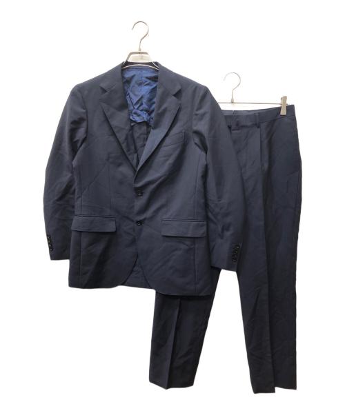 BEAMS F（ビームスエフ）BEAMS F (ビームスエフ) モヘア混ウールセットアップスーツ ネイビー サイズ:46の古着・服飾アイテム