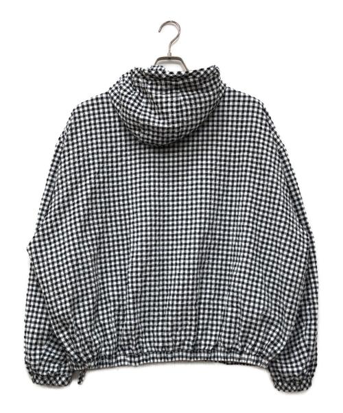 MARNI（マルニ）MARNI (マルニ) シアサッカーフーデットチェックジャケット ホワイト×ブラック サイズ:44の古着・服飾アイテム