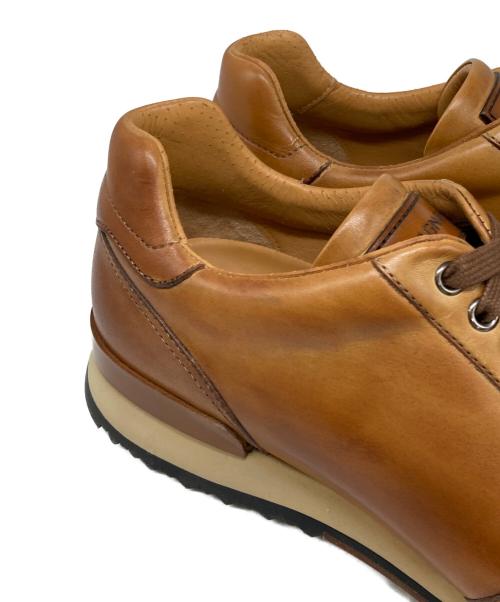 MAGNANNI（マグナーニ）MAGNANNI (マグナーニ) レザースニーカー ブラウン サイズ:41の古着・服飾アイテム