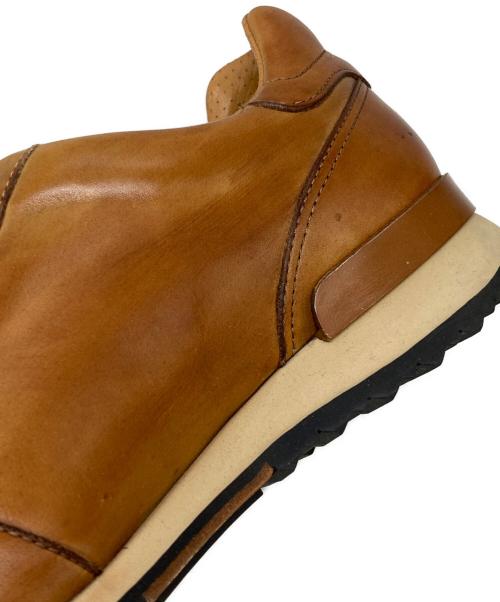MAGNANNI（マグナーニ）MAGNANNI (マグナーニ) レザースニーカー ブラウン サイズ:41の古着・服飾アイテム