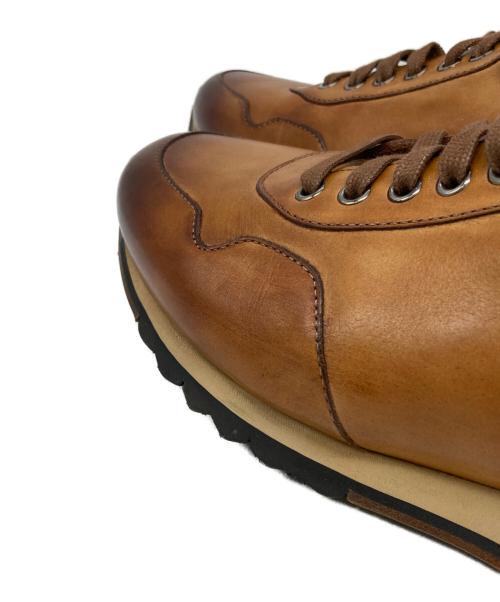 MAGNANNI（マグナーニ）MAGNANNI (マグナーニ) レザースニーカー ブラウン サイズ:41の古着・服飾アイテム