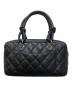 CHANEL (シャネル) カンボン ミニボーリングバッグ ブラック サイズ:下記参照：500000円