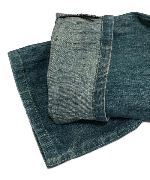 Vivienne Westwood（ヴィヴィアンウエストウッド）Vivienne Westwood (ヴィヴィアンウエストウッド) オーブ刺繍デニムパンツ ブルー サイズ:1の古着・服飾アイテム