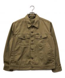 BLUCO WORK GARMENT（ブルコ ワーク ガーメント）の古着「トラッカージャケット」｜ベージュ